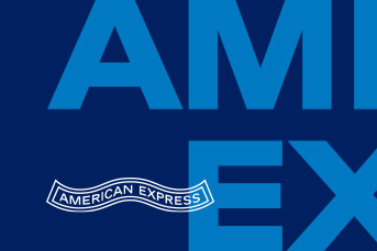 アメックスのロゴと模様