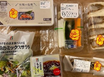 ローソンとセブンイレブンの食品