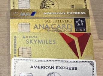 5枚のアメックスカード