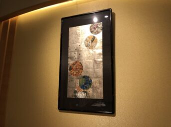 レストランに飾られたインテリア